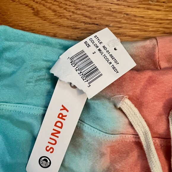 Sundry Multicolor Tie Dye Basic Sweatpants NEW - Picture 8 of 10